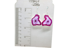 Load image into Gallery viewer, Agate Slice Earrings