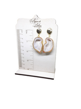 Load image into Gallery viewer, Agate Slice Earrings