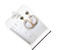 Load image into Gallery viewer, Agate Slice Earrings