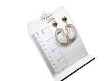 Load image into Gallery viewer, Agate Slice Earrings