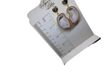 Load image into Gallery viewer, Agate Slice Earrings