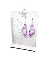 Load image into Gallery viewer, Agate Slice Earrings