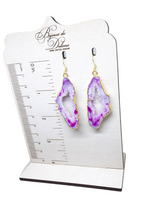 Load image into Gallery viewer, Agate Slice Earrings