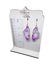 Load image into Gallery viewer, Agate Slice Earrings