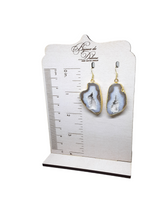Load image into Gallery viewer, Agate Slice Earrings
