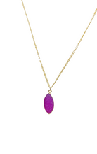 Load image into Gallery viewer, Pink Druzy Necklace