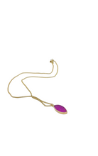 Load image into Gallery viewer, Pink Druzy Necklace