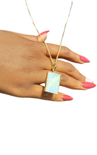 Load image into Gallery viewer, Agate Slice Necklace