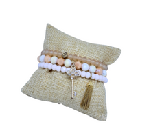 Load image into Gallery viewer, Light Peach Bracelet Set