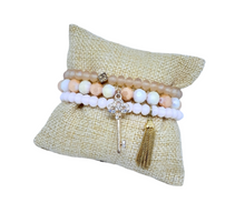 Load image into Gallery viewer, Light Peach Bracelet Set