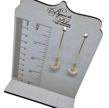 Load image into Gallery viewer, Ivory Crystal Earrings