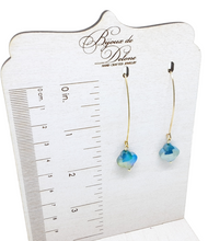 Load image into Gallery viewer, Green Crystal Earrings