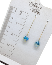 Load image into Gallery viewer, Green Crystal Earrings
