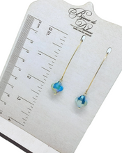 Load image into Gallery viewer, Green Crystal Earrings