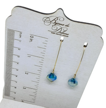 Load image into Gallery viewer, Green Crystal Earrings