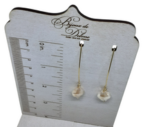 Load image into Gallery viewer, Ivory Crystal Earrings