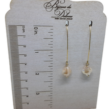 Load image into Gallery viewer, Ivory Crystal Earrings