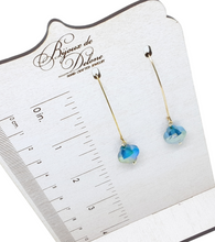 Load image into Gallery viewer, Green Crystal Earrings