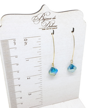 Load image into Gallery viewer, Green Crystal Earrings