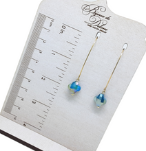 Load image into Gallery viewer, Green Crystal Earrings