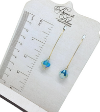 Load image into Gallery viewer, Green Crystal Earrings