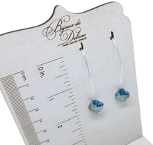 Load image into Gallery viewer, Green Crystal Earrings