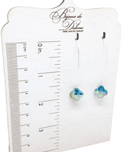 Load image into Gallery viewer, Green Crystal Earrings