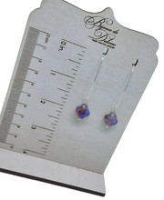 Load image into Gallery viewer, Purple Crystal Earrings