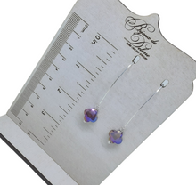 Load image into Gallery viewer, Purple Crystal Earrings