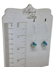 Load image into Gallery viewer, Green Crystal Earrings