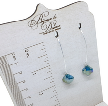 Load image into Gallery viewer, Green Crystal Earrings