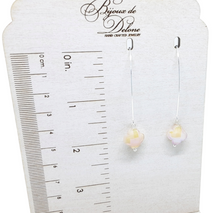 Load image into Gallery viewer, Ivory Crystal Earrings