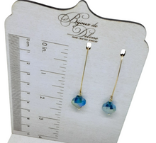 Load image into Gallery viewer, Green Crystal Earrings