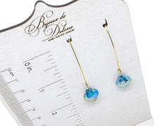 Load image into Gallery viewer, Green Crystal Earrings