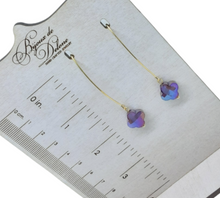 Load image into Gallery viewer, Purple Crystal Earrings