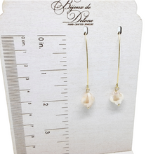 Load image into Gallery viewer, Ivory Crystal Earrings
