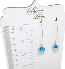 Load image into Gallery viewer, Green Crystal Earrings