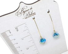 Load image into Gallery viewer, Green Crystal Earrings