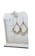 Load image into Gallery viewer, Multi-colored Crystal Earrings
