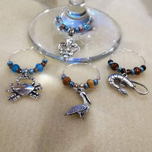 Load image into Gallery viewer, Louiaiana Wine Glass Charms