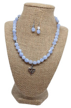 Load image into Gallery viewer, Light Blue Nugget Necklace Set