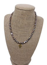 Load image into Gallery viewer, Pearl & Fleur-de-lis Jewelry Set