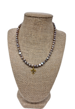 Load image into Gallery viewer, Pearl & Fleur-de-lis Jewelry Set