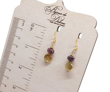 Load image into Gallery viewer, Rhodonite Fleur-de-lis Necklace Set