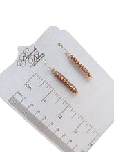 Load image into Gallery viewer, Brown Crystal Earrings