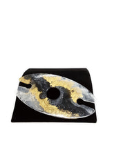 Load image into Gallery viewer, Wine Glass Holder - Black & Gold