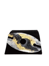 Load image into Gallery viewer, Wine Glass Holder - Black & Gold