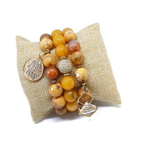 Load image into Gallery viewer, Hamsa Bracelet Set