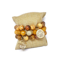 Load image into Gallery viewer, Hamsa Bracelet Set