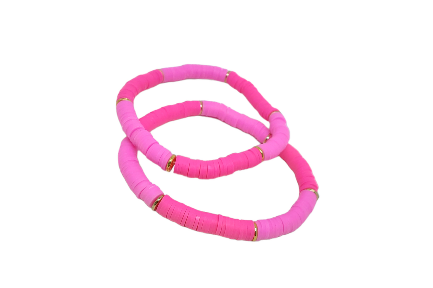 Pink Heishi Bracelet